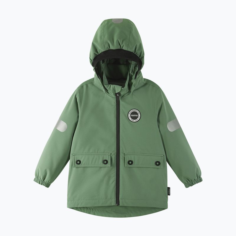 Reima Symppis green clay children's rain jacket