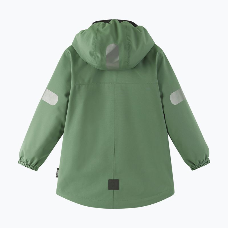 Reima Symppis green clay children's rain jacket 3