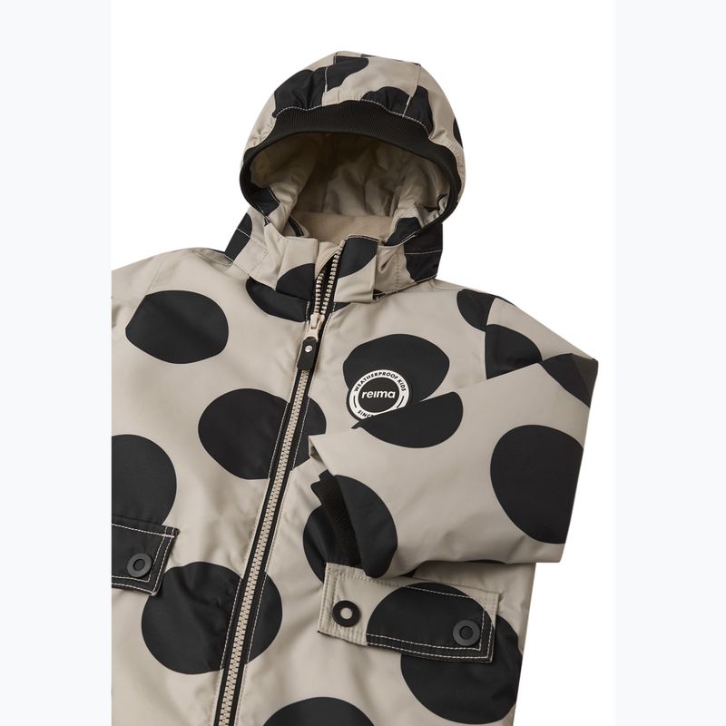 Reima Marte Mid earthy beige children's softshell suit 4