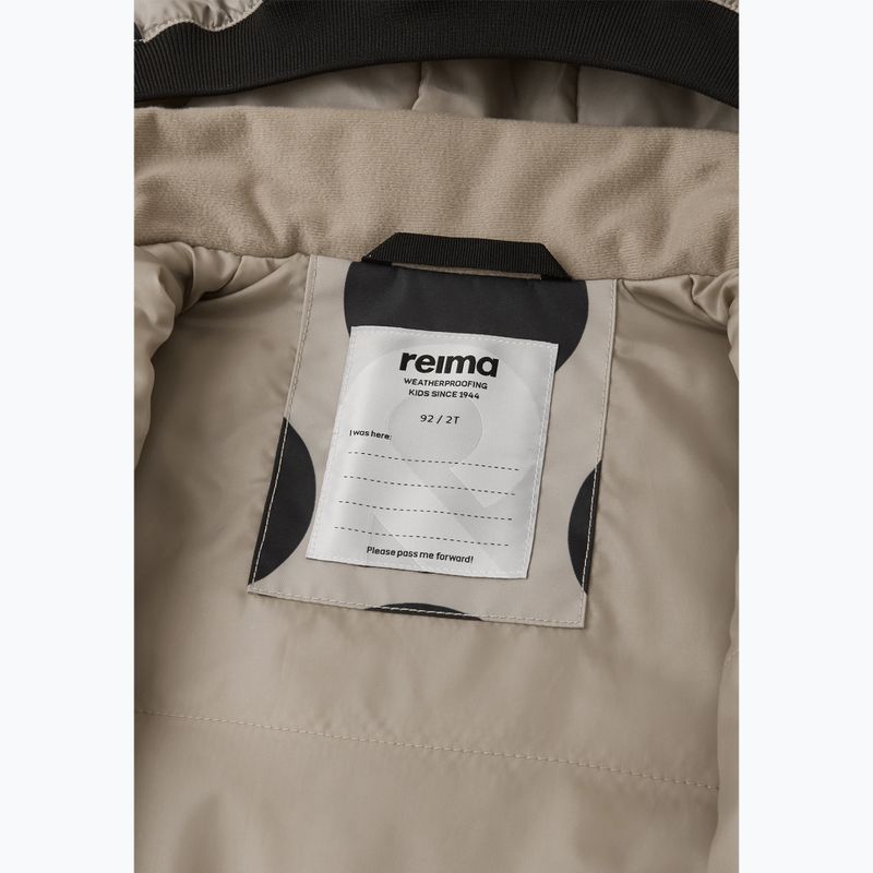 Reima Marte Mid earthy beige children's softshell suit 6