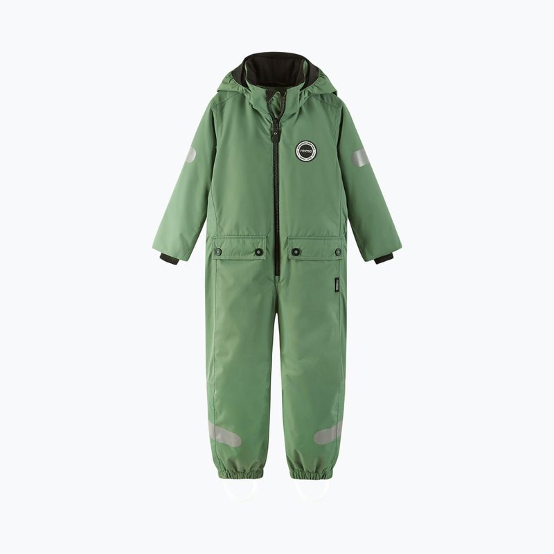 Children's softshell suit Reima Sevetti green clay 2
