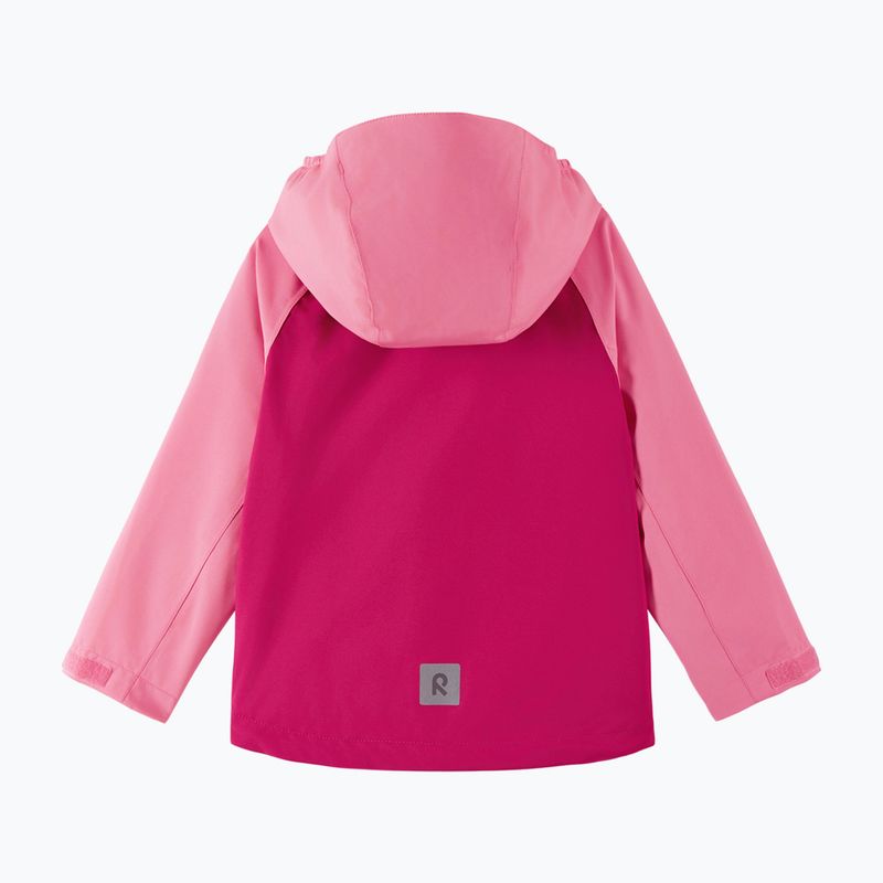 Children's rain jacket Reima Sulkava rosy berry 2