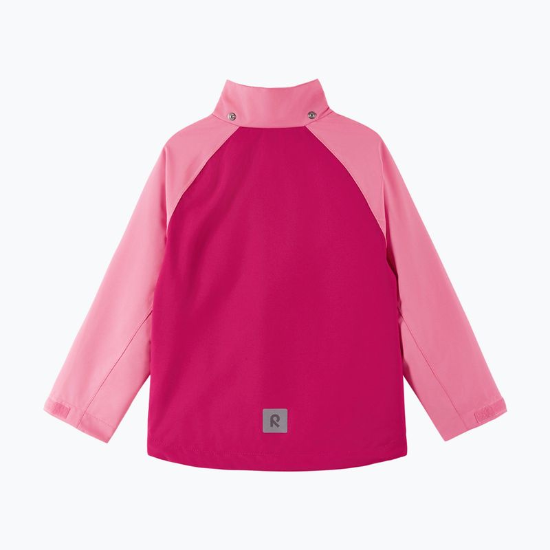 Children's rain jacket Reima Sulkava rosy berry 3