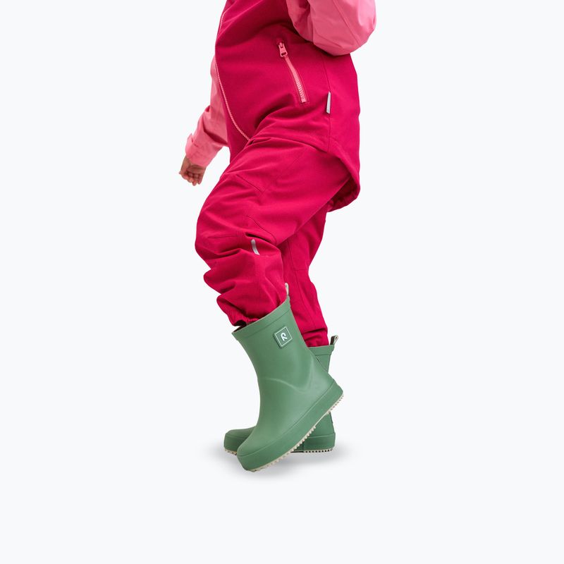 Children's wellingtons Reima Ankka green clay 16