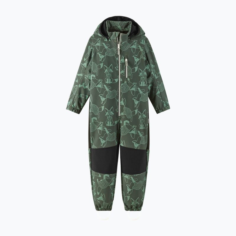 Children's softshell suit Reima Nurmes deeper thyme green 2