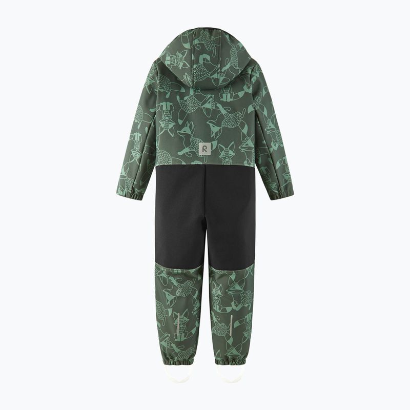 Children's softshell suit Reima Nurmes deeper thyme green 3