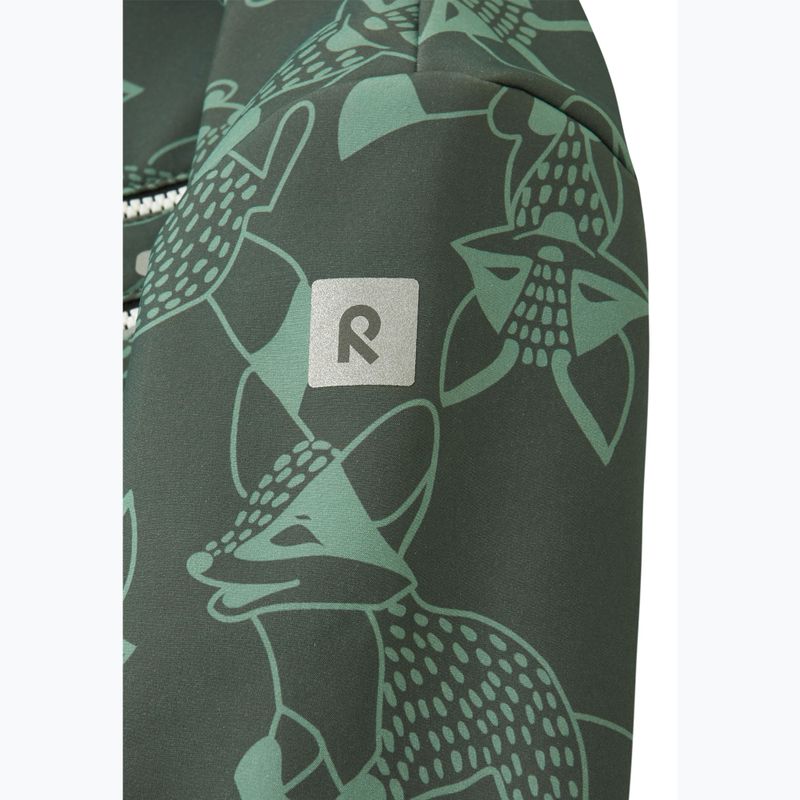 Children's softshell suit Reima Nurmes deeper thyme green 6