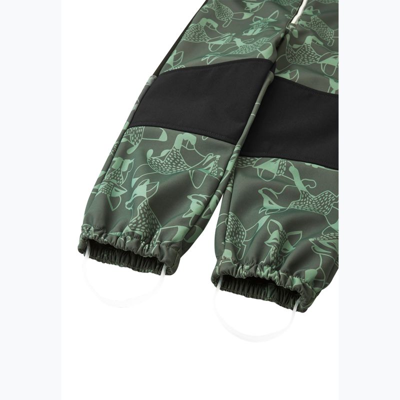 Children's softshell suit Reima Nurmes deeper thyme green 8