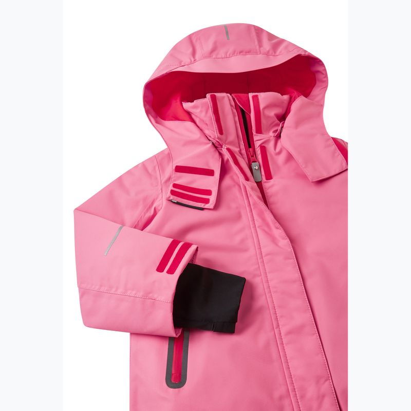 Children's ski jacket Reima Kiiruna soft coral 4