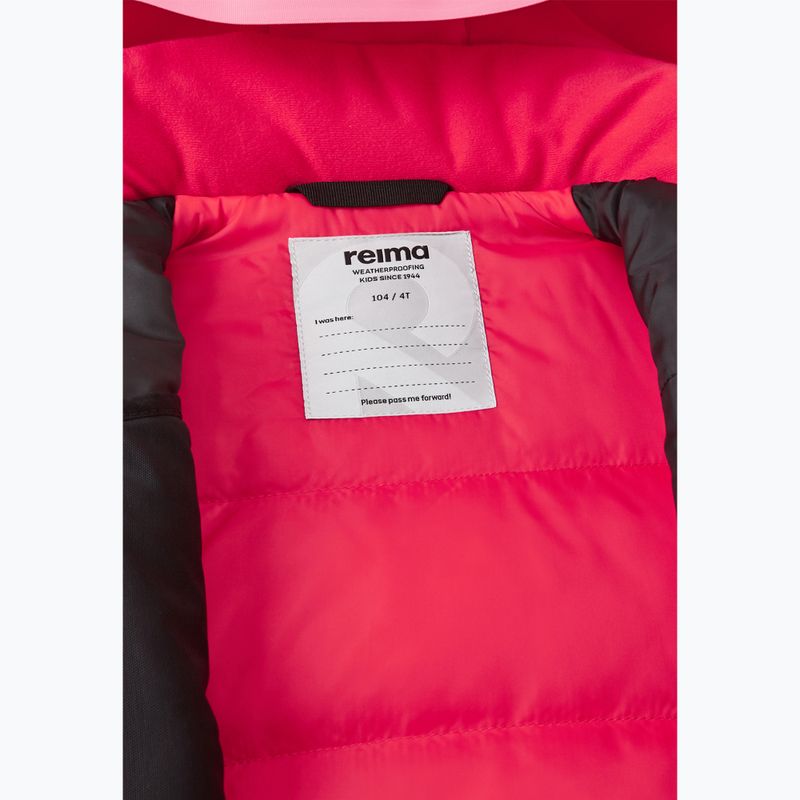 Children's ski jacket Reima Kiiruna soft coral 7