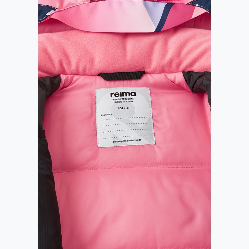 Children's ski jacket Reima Kiiruna soft coral 7