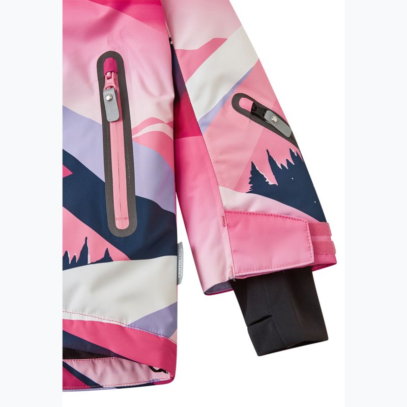 Children's ski jacket Reima Kiiruna soft coral 9