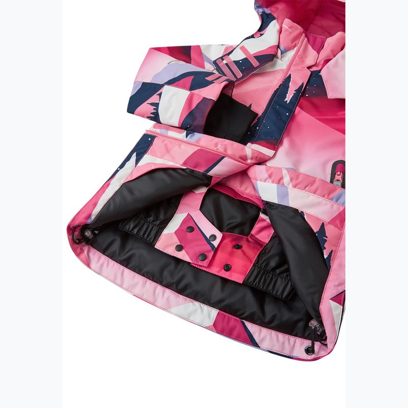Children's ski jacket Reima Kiiruna soft coral 11