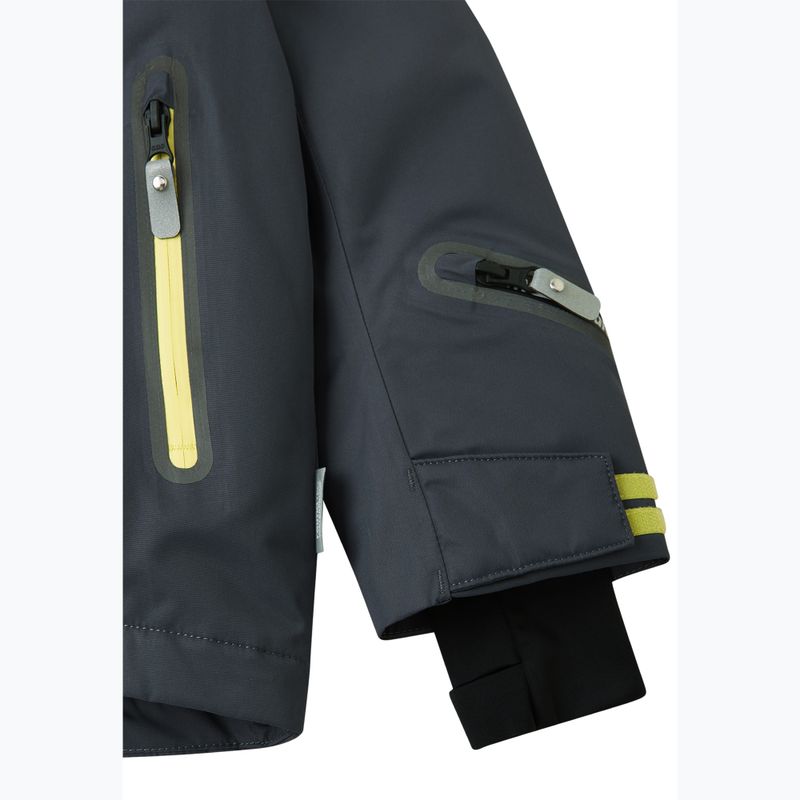 Children's ski jacket Reima Kairala soft black 9