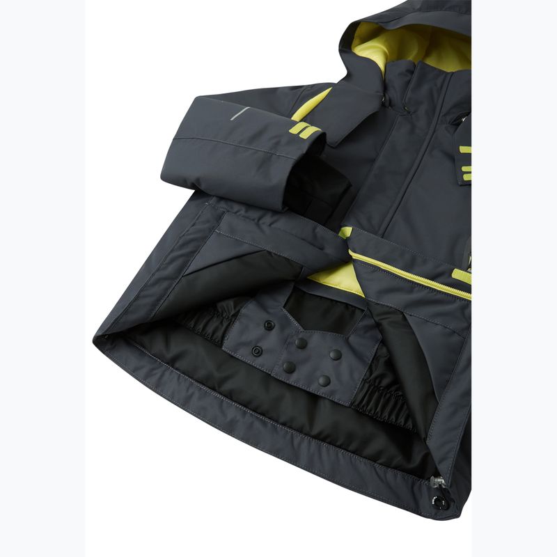Children's ski jacket Reima Kairala soft black 11