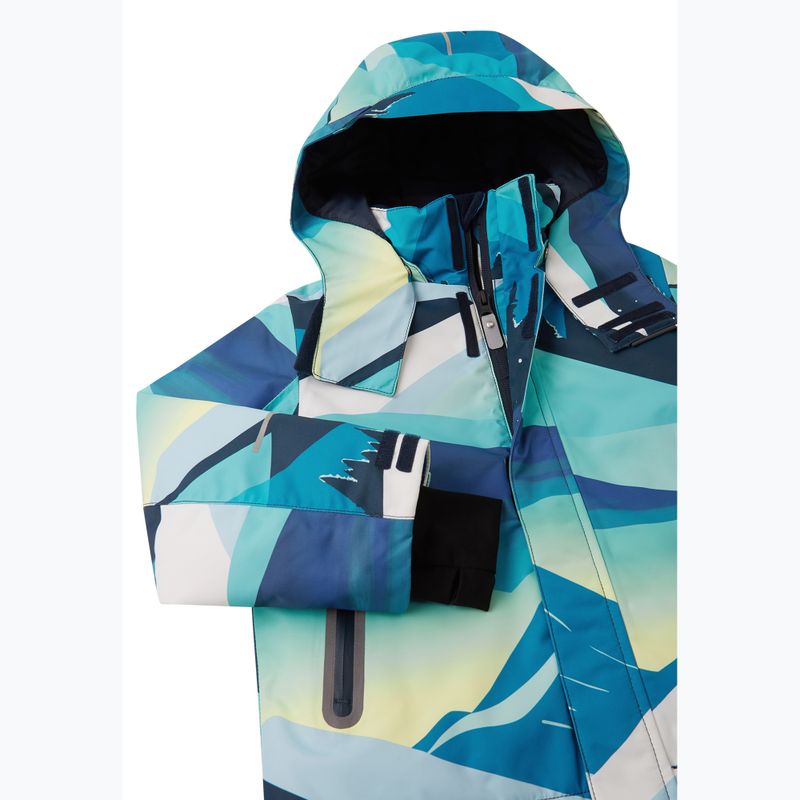 Children's ski jacket Reima Kairala bright blue 4