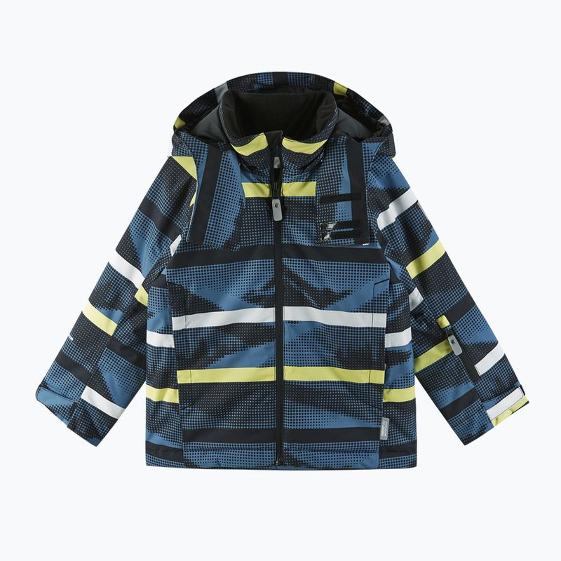 Children's ski jacket Reima Palsi blue ocean 2