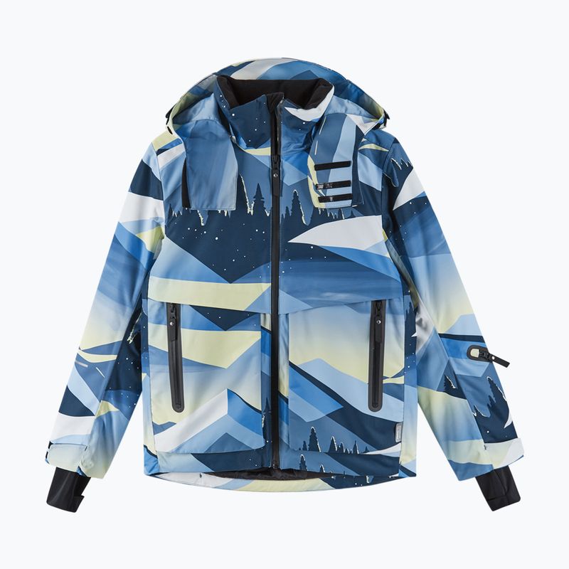 Children's ski jacket Reima Tirro blue ocean 2
