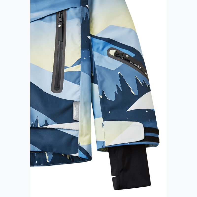 Children's ski jacket Reima Tirro blue ocean 10