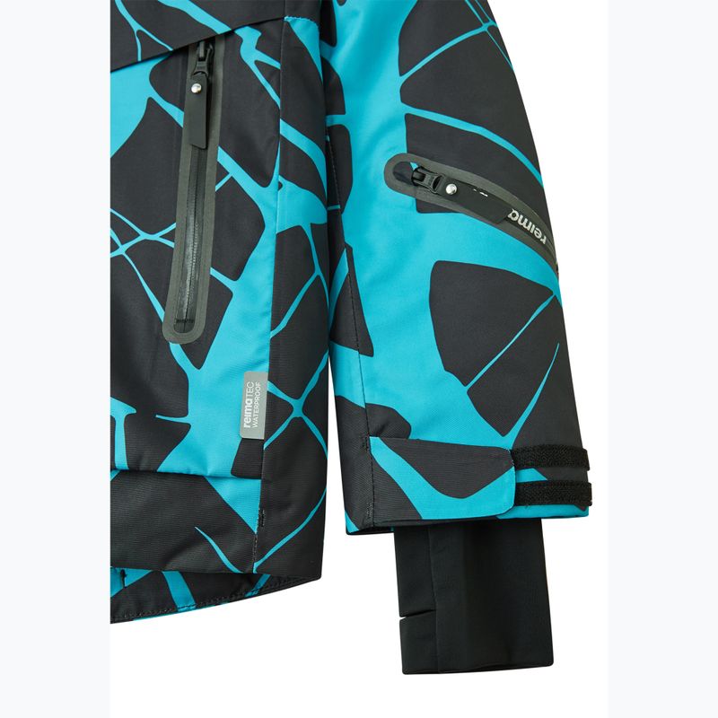 Children's ski jacket Reima Tirro black 10