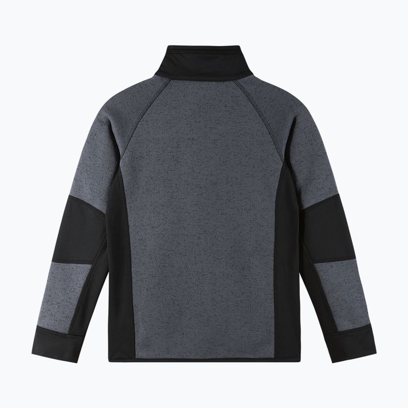 Children's fleece sweatshirt Reima Liukuen soft black 2