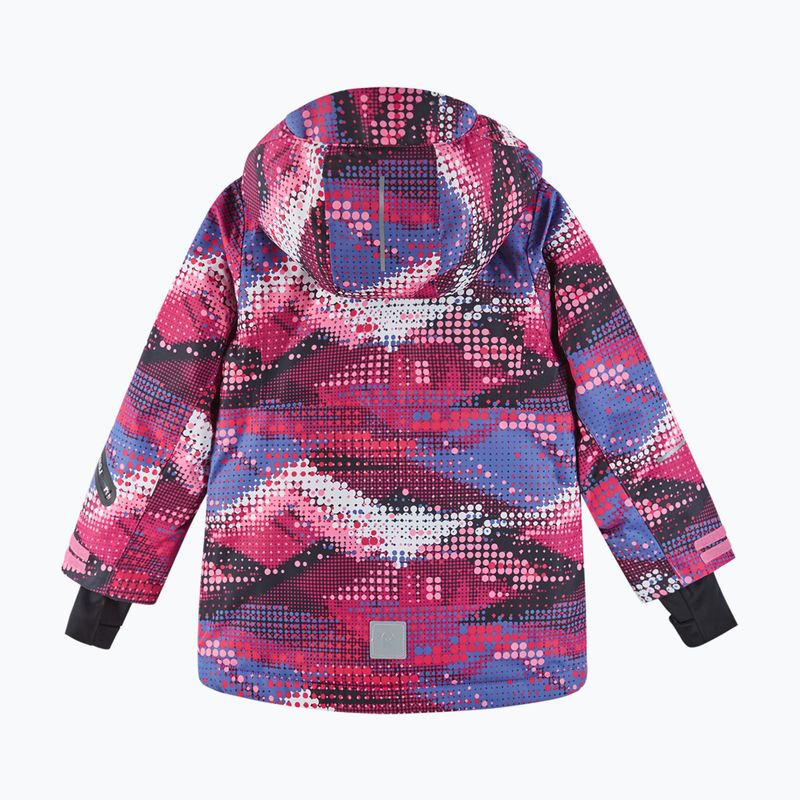 Children's ski jacket Reima Kiiruna rosy berry 3