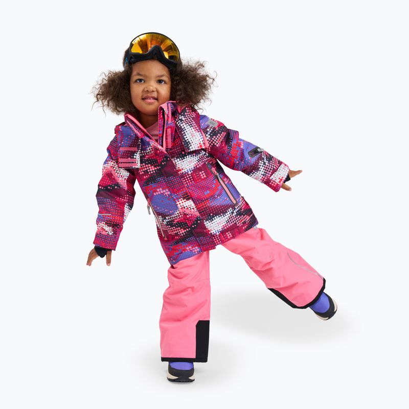 Children's ski jacket Reima Kiiruna rosy berry 14