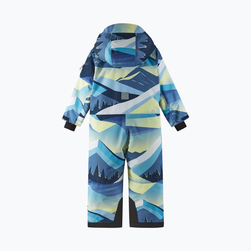 Children's ski suit Reima Reach lilac blue ocean 3