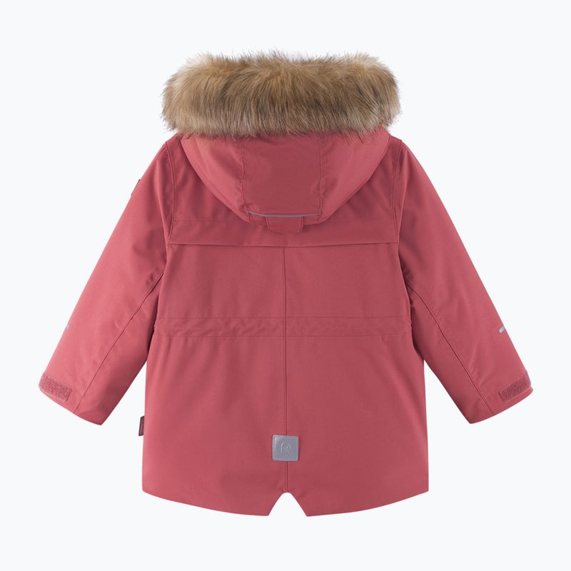 Children's winter jacket Reima Mutka red clay 3