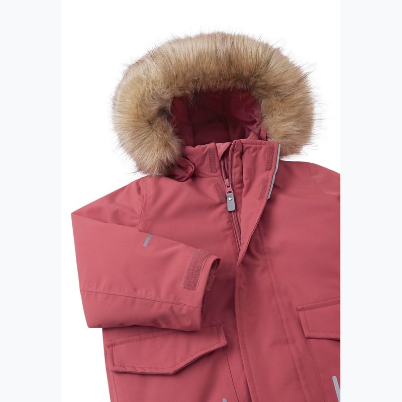 Children's winter jacket Reima Mutka red clay 4