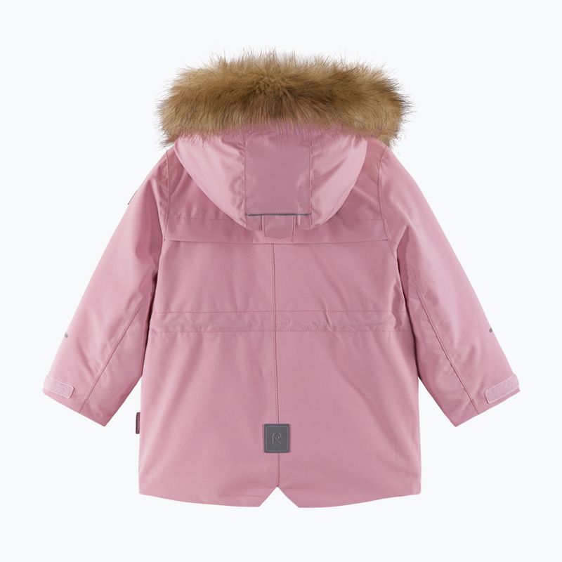 Children's winter jacket Reima Mutka grey pink 4