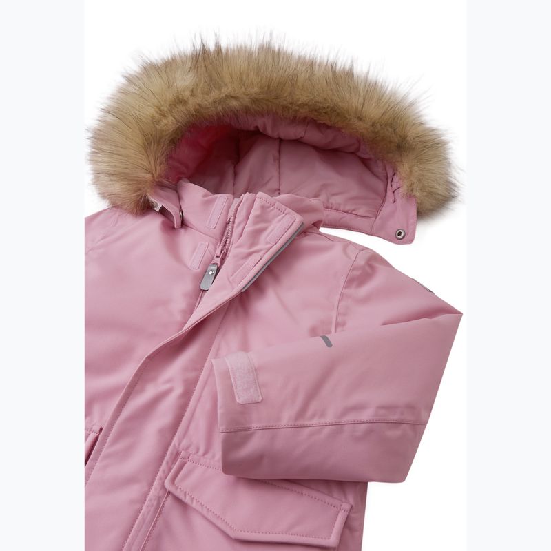 Children's winter jacket Reima Mutka grey pink 5