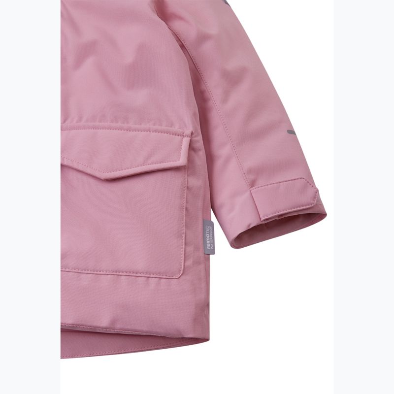 Children's winter jacket Reima Mutka grey pink 8