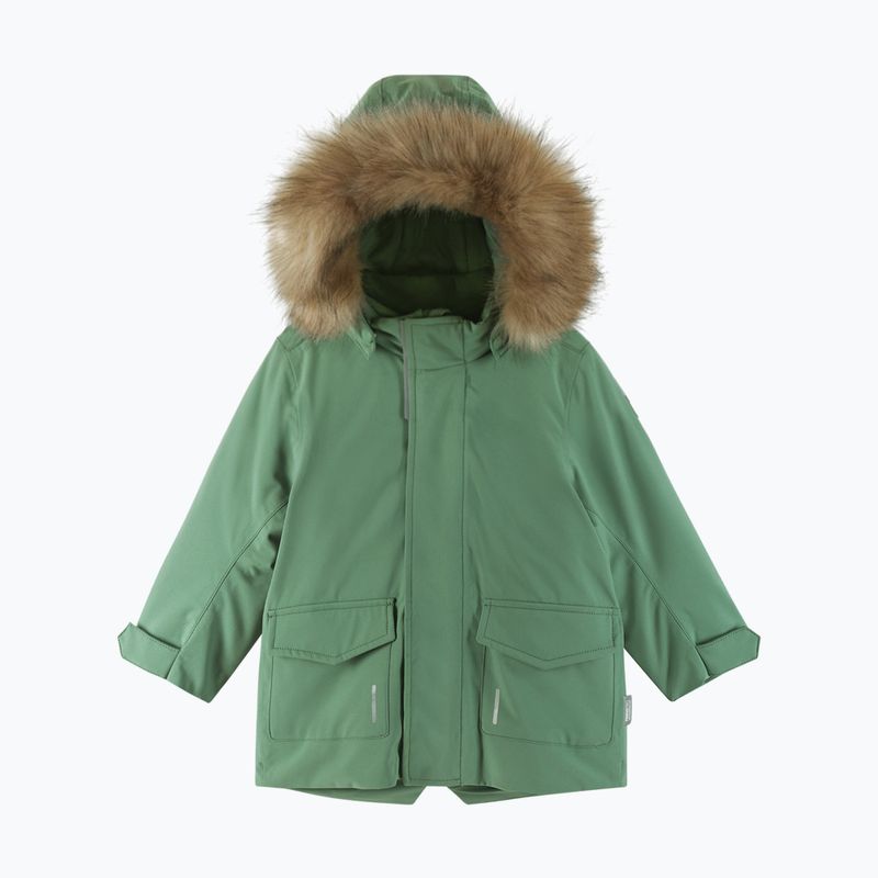 Children's winter jacket Reima Mutka green clay