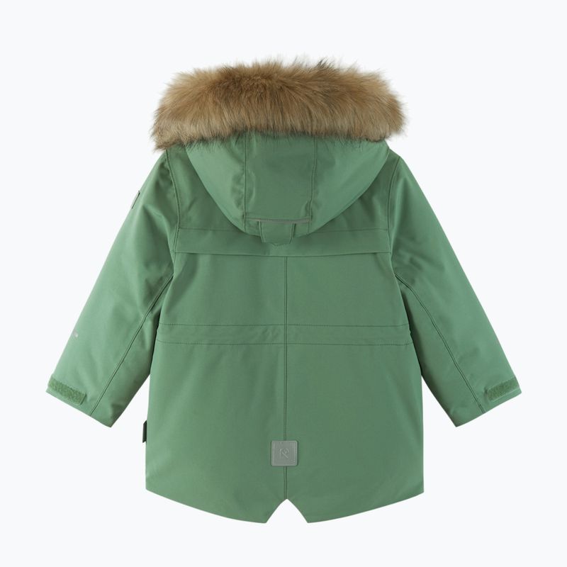 Children's winter jacket Reima Mutka green clay 3
