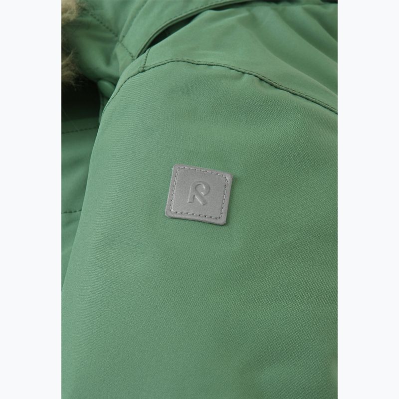 Children's winter jacket Reima Mutka green clay 9