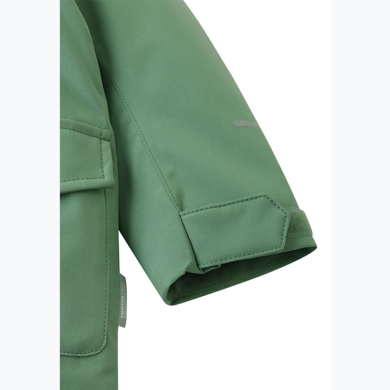 Children's winter jacket Reima Mutka green clay 10