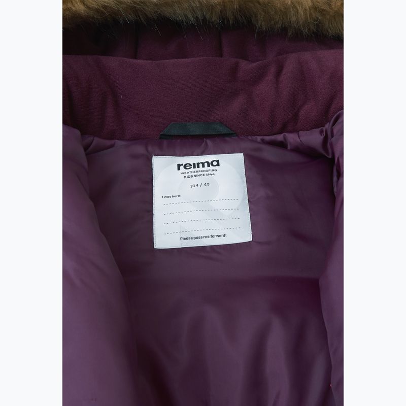 Children's winter jacket Reima Muurame deep purple 7