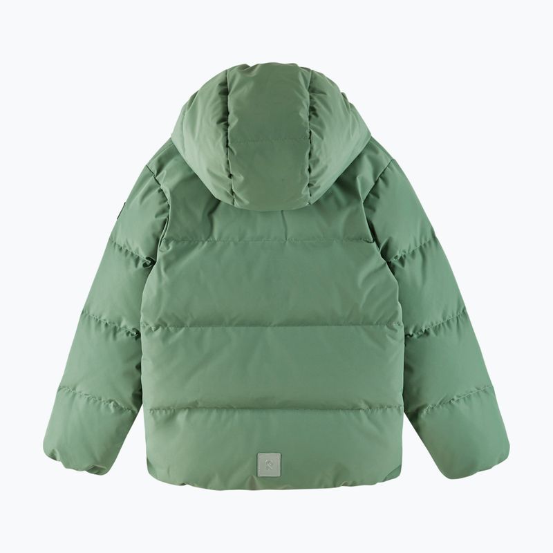 Children's down jacket Reima Paimio green clay 3