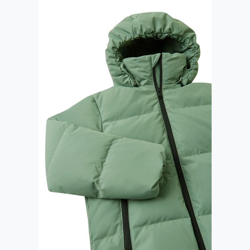 Children's down jacket Reima Paimio green clay 4