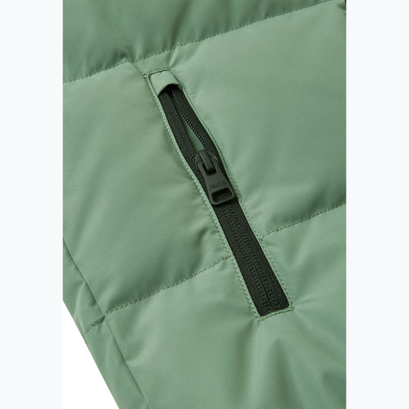 Children's down jacket Reima Paimio green clay 8