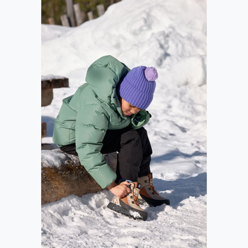 Children's down jacket Reima Paimio green clay 12