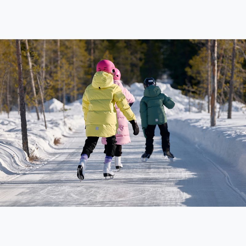 Children's down jacket Reima Paimio green clay 14