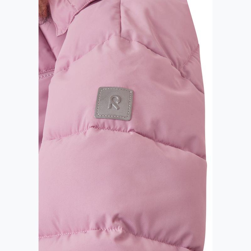 Children's down jacket Reima Luvia grey pink 7