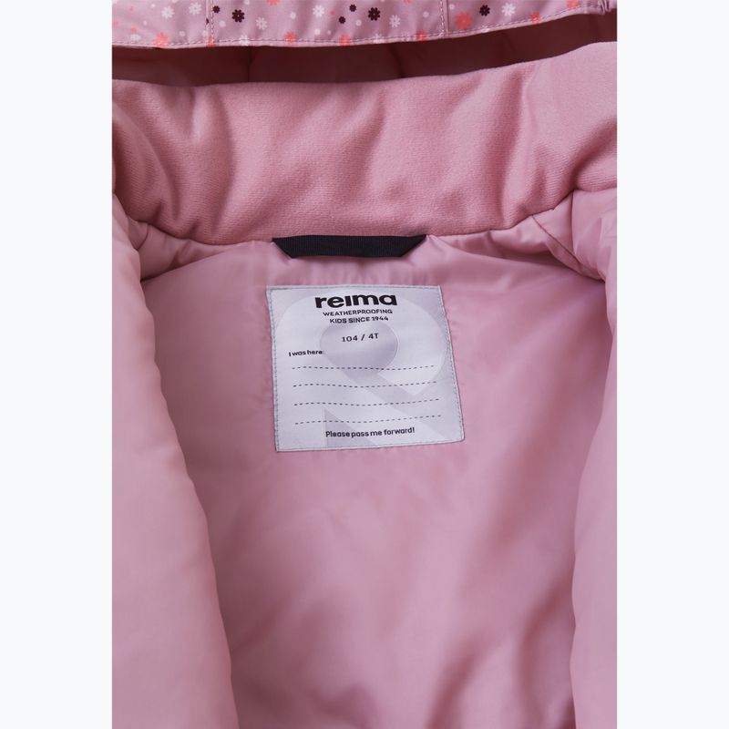 Children's jacket Reima Taipale grey pink 6