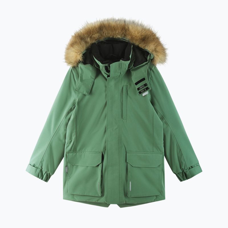 Children's winter jacket Reima Ajaton green clay