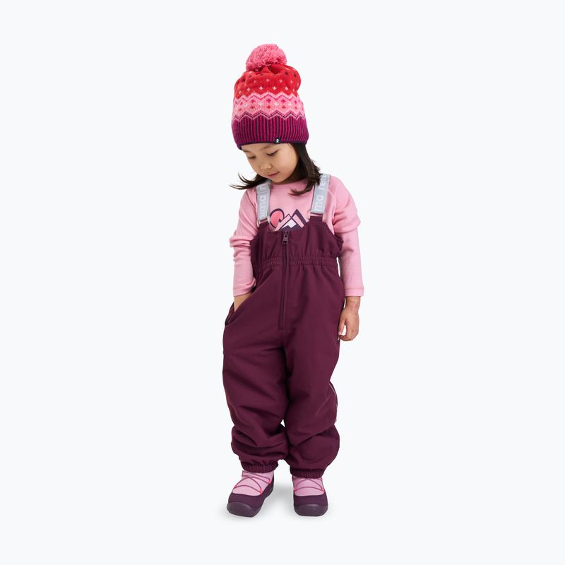 Children's winter hat Reima Pohjoinen deep purple 5