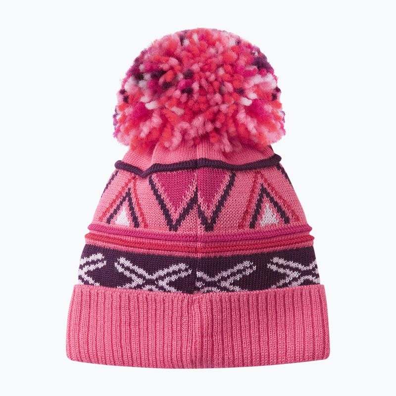 Children's winter hat Reima Kirjoen soft coral 2
