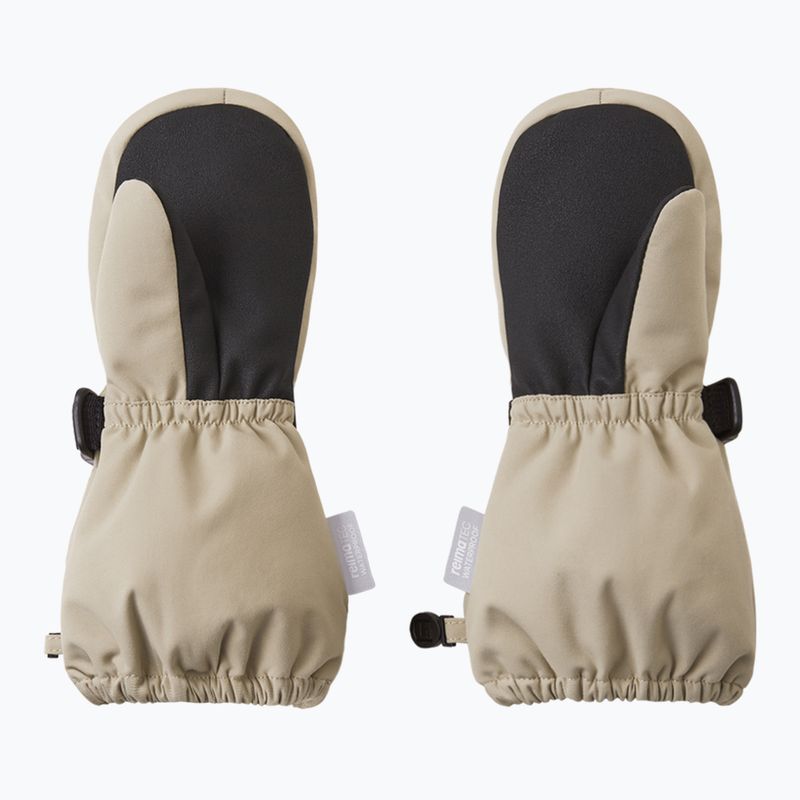 Children's ski gloves Reima Ote earthy beige 2