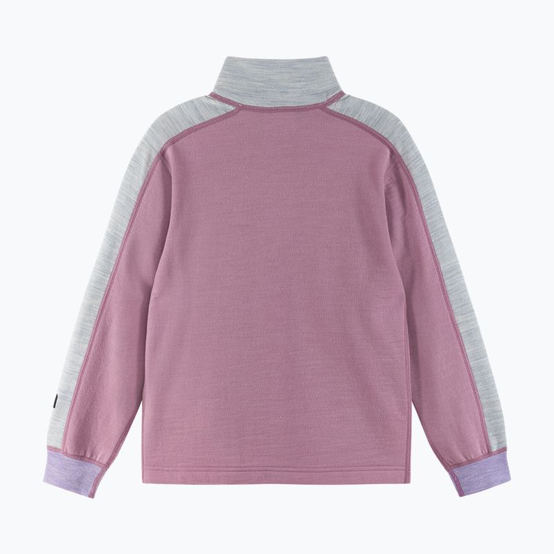 Children's fleece sweatshirt Reima Merin grey pink 2